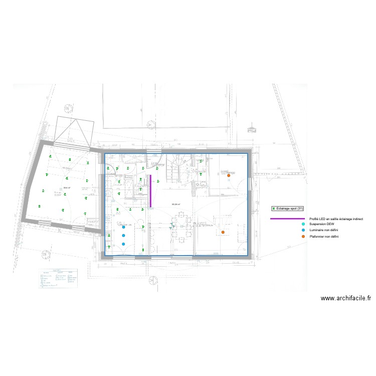 Plan Julien Natascha RDC. Plan de 0 pièce et 0 m2