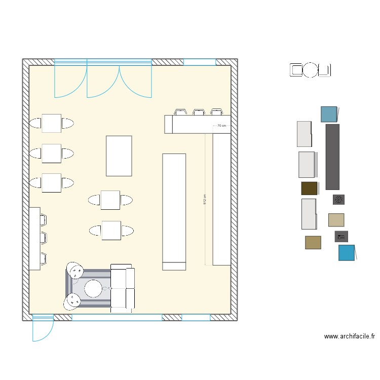New-Jolt-Comptoir1.3. Plan de 1 pièce et 76 m2
