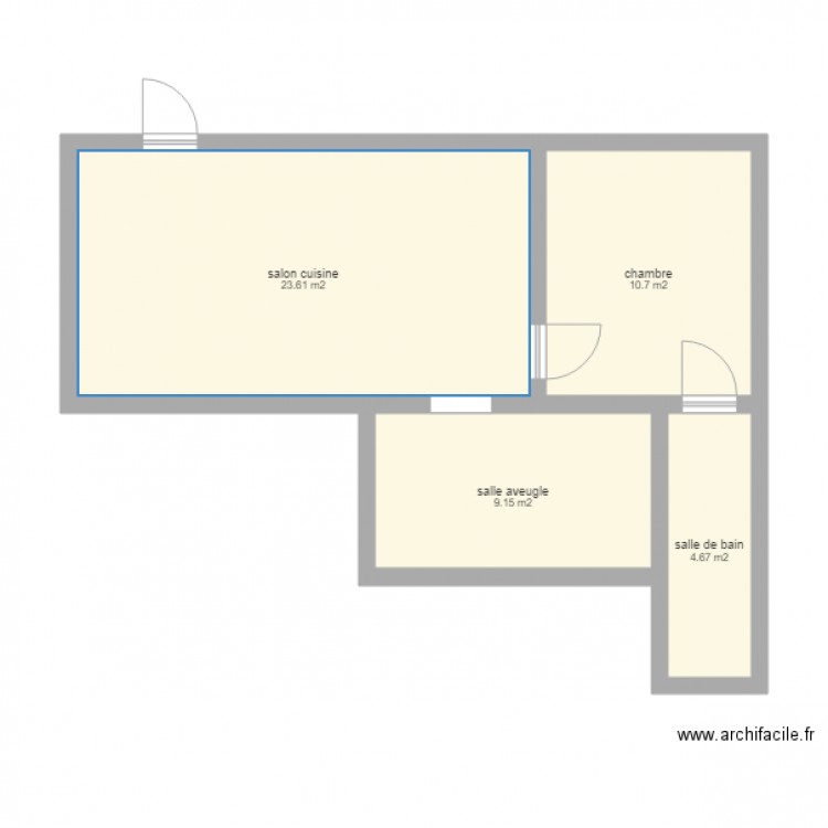 Samia plan initial. Plan de 0 pièce et 0 m2