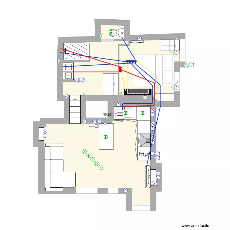 diane ok plomberie. Plan de 