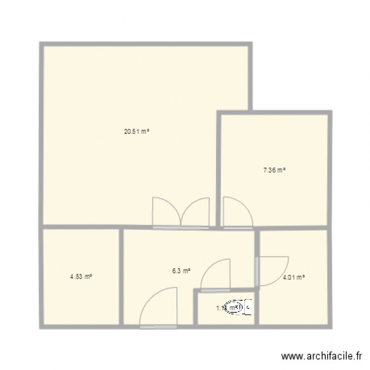 appartement avant. Plan de 0 pièce et 0 m2