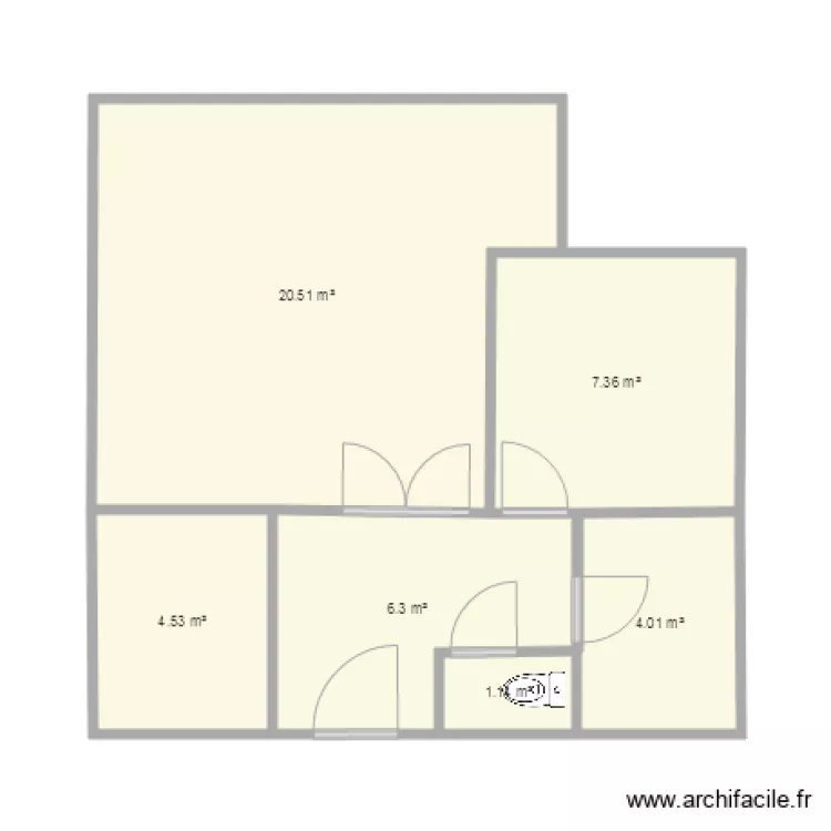 appartement avant. Plan de 