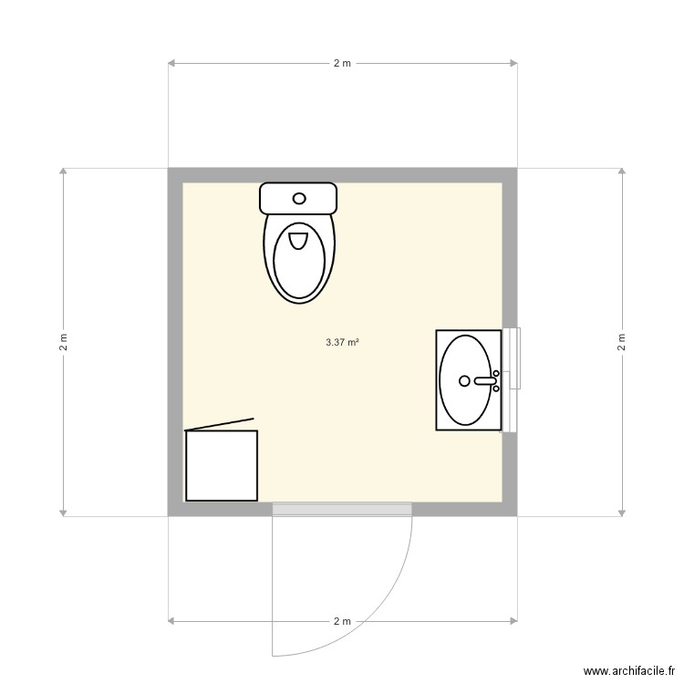 WC ST JULIEN. Plan de 0 pièce et 0 m2