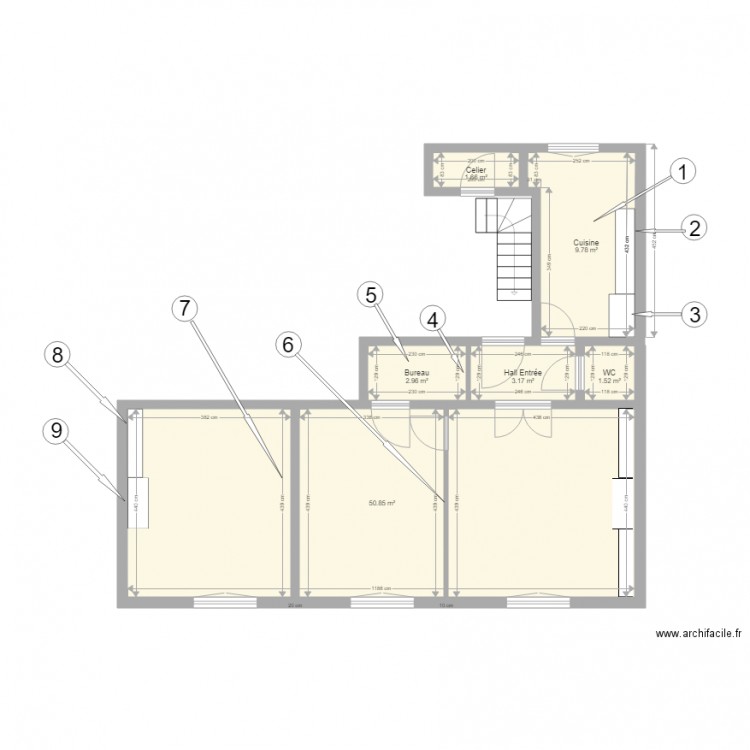 Ghislain  Démolition. Plan de 0 pièce et 0 m2