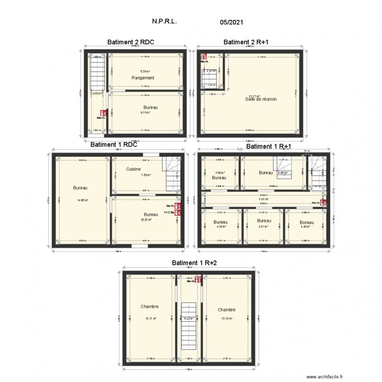 NPRL. Plan de 0 pièce et 0 m2