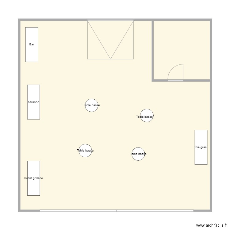 plan cocktail da silva 2. Plan de 2 pièces et 97 m2