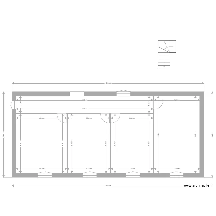 BERGERIE ETAGE PC 33. Plan de 