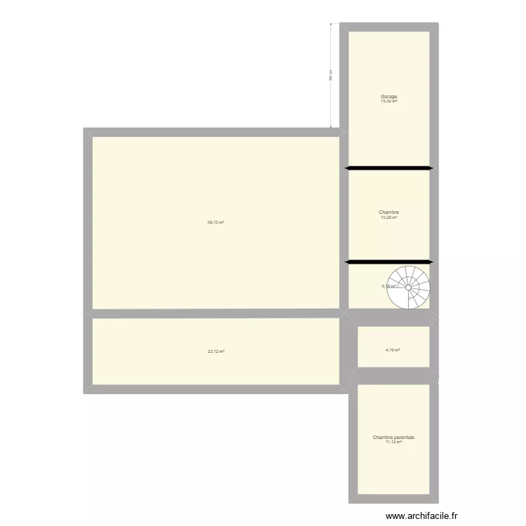 M. VEILLEROBE. Plan de 