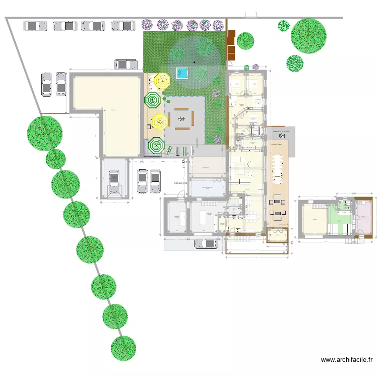 maison flowers 5 simple. Plan de 