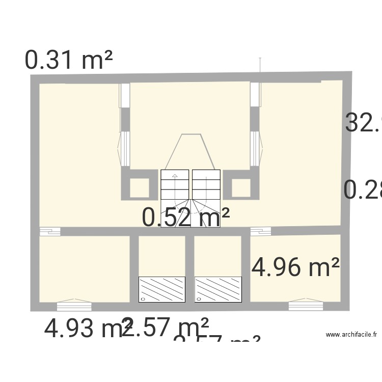 Modification F2. Plan de 0 pièce et 0 m2