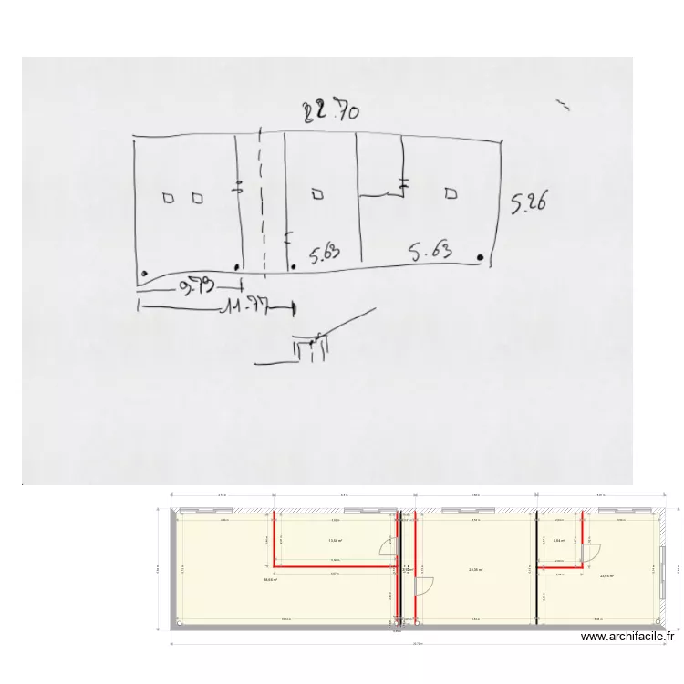 Alma Foch sarl. Plan de Alma Foch sarl. Plan de