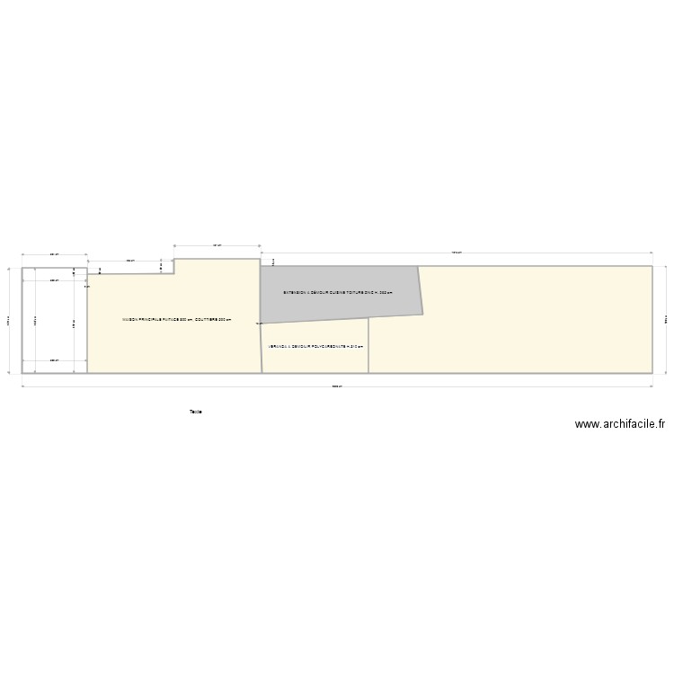 plan de masse état actuel 290422. Plan de 0 pièce et 0 m2