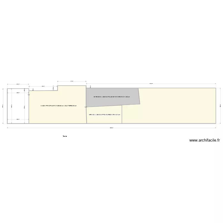 plan de masse &eacute;tat actuel 290422. Plan de 