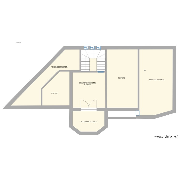 AU PARADIS DEUXIEME ETAGES. Plan de 0 pièce et 0 m2