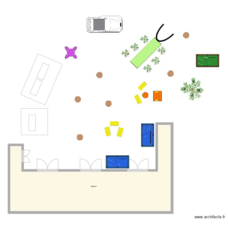 parking mariage. Plan de 0 pièce et 0 m2