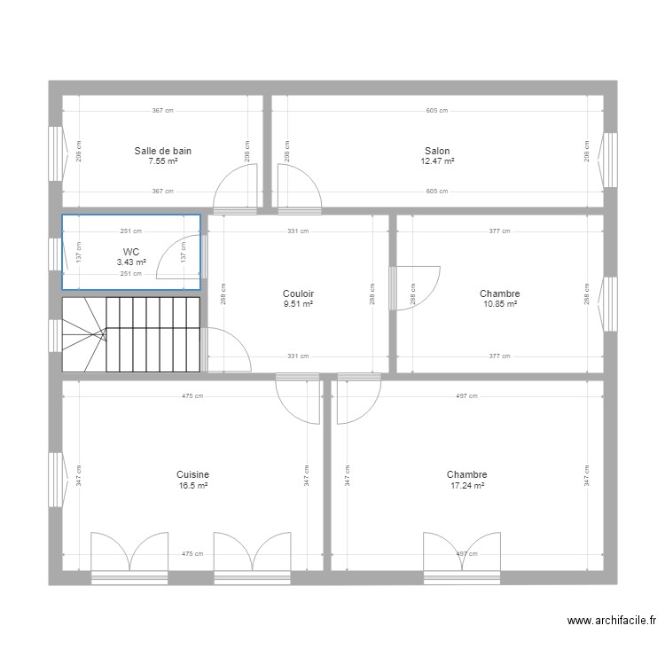 memoire. Plan de 0 pièce et 0 m2