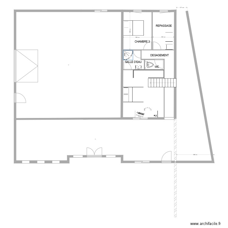 maison La Chapelle Chaussée. Plan de 0 pièce et 0 m2