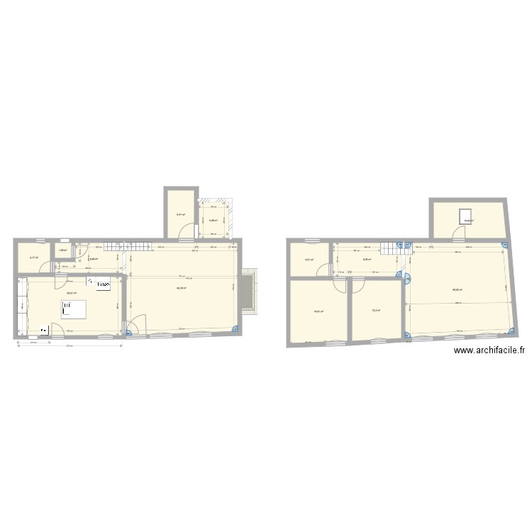 Cabri petite maison vraies dimensions. Plan de 0 pièce et 0 m2