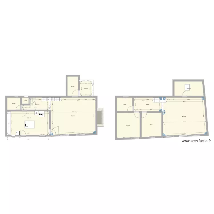 Cabri petite maison vraies dimensions. Plan de 