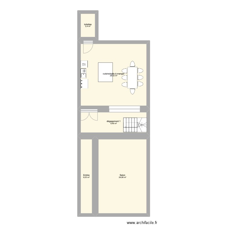 rdc. Plan de 0 pièce et 0 m2