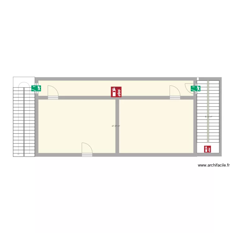 bureau Annex 1er étage. Plan de bureau Annex 1er étage. Plan de