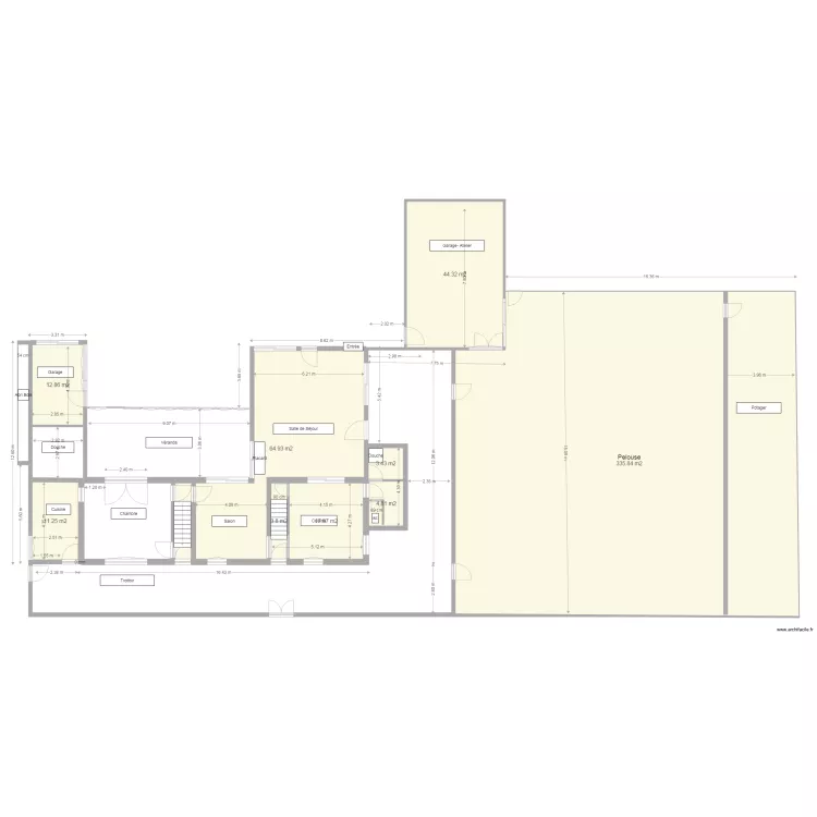 Ghyvelde R&eacute;novation. Plan de 