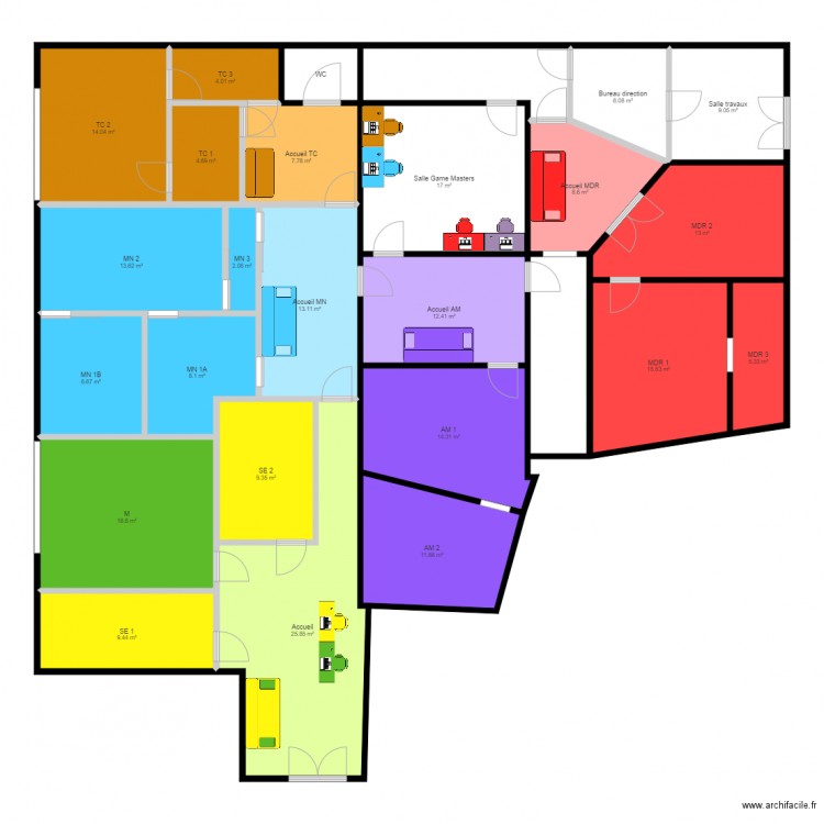 local accueil. Plan de 0 pièce et 0 m2