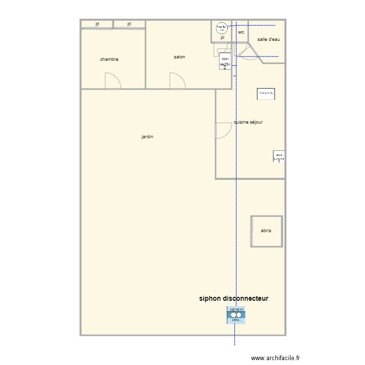 charneau 1291ass. Plan de 10 pièces et 167 m2