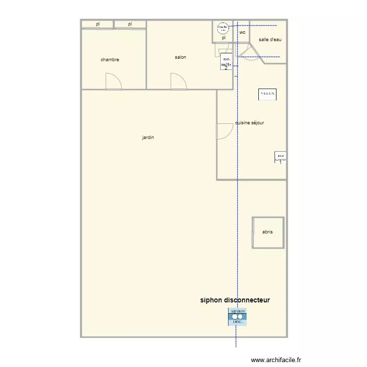 charneau 1291ass. Plan de 