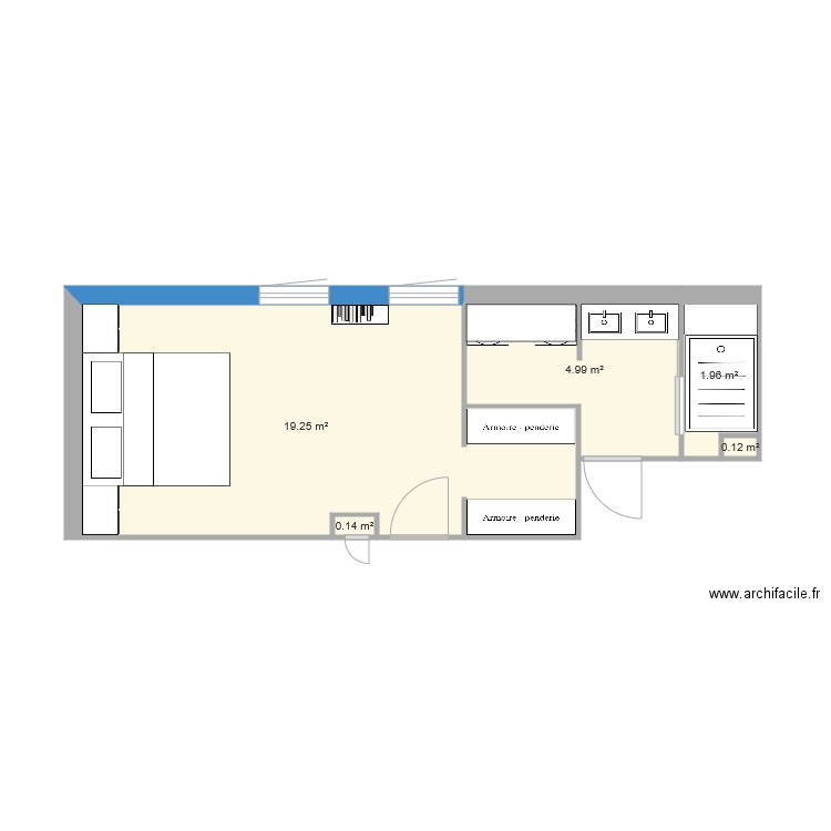 chambre 4. Plan de 0 pièce et 0 m2