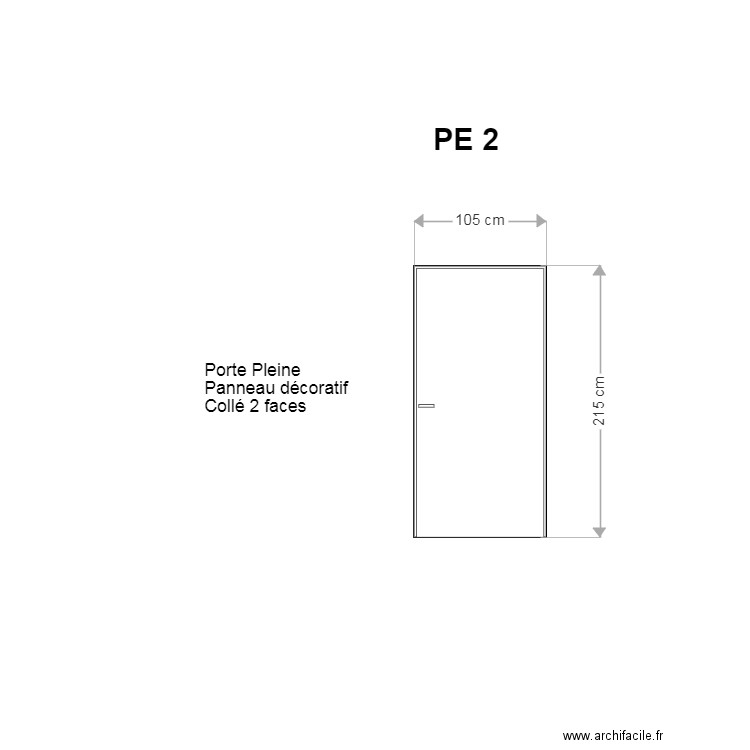 Menuiseries Exterieures Aluminium PE 2. Plan de 0 pièce et 0 m2