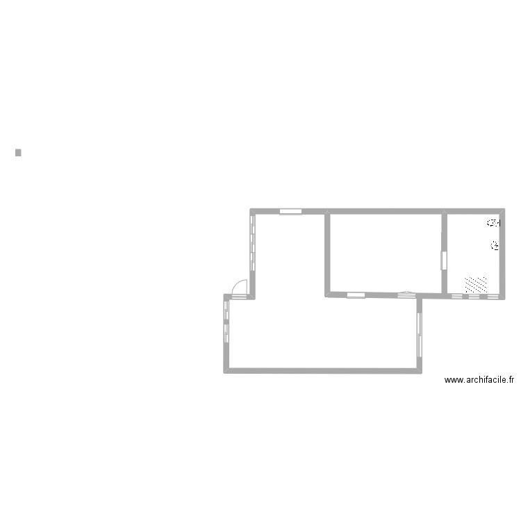 Appartement KODABUCKUS. Plan de 1 pièce et 39 m2
