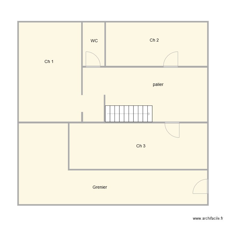 CHARTRAIN . Plan de 0 pièce et 0 m2