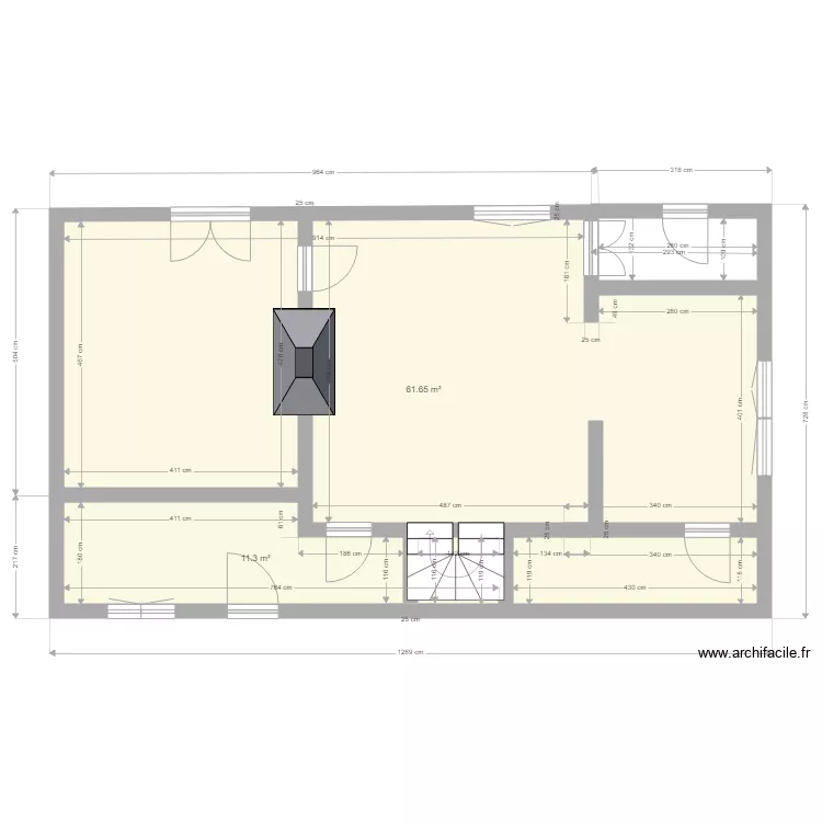 RDC CASTETS ORIGINE. Plan de 