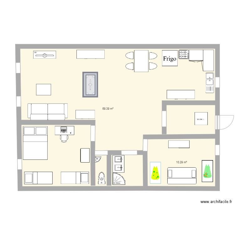 appartement 5. Plan de 0 pièce et 0 m2