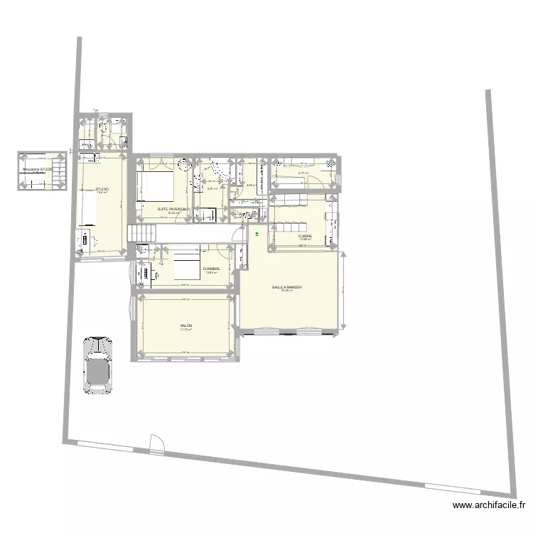 Projet Travaux Suite ParentV4. Plan de 