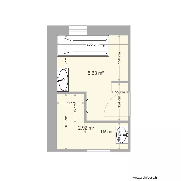 maison. Plan de 