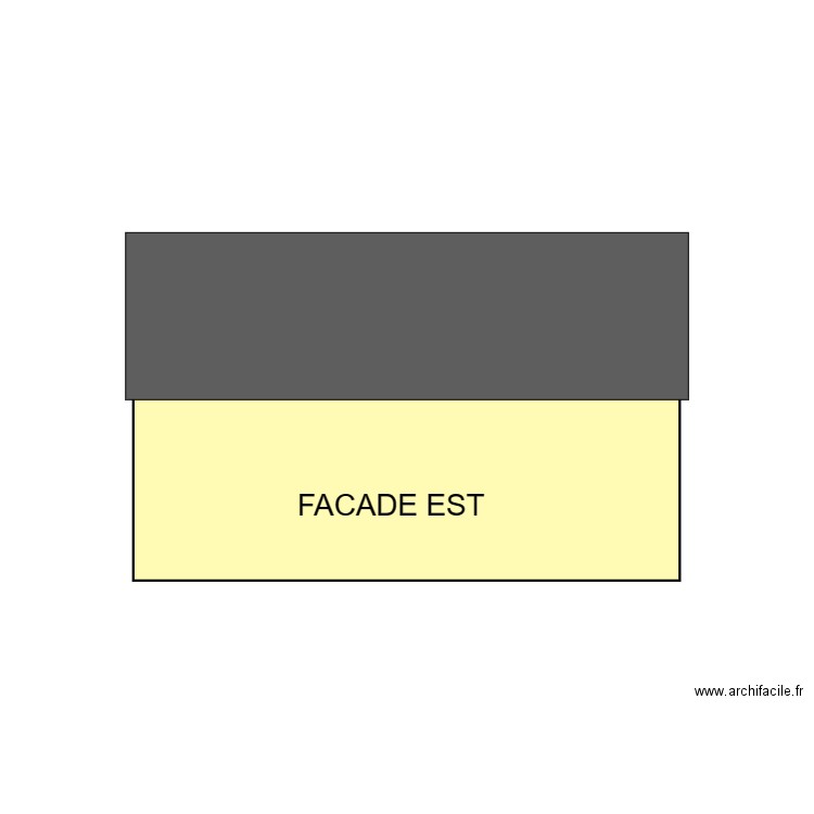 FACADE EST. Plan de 0 pièce et 0 m2