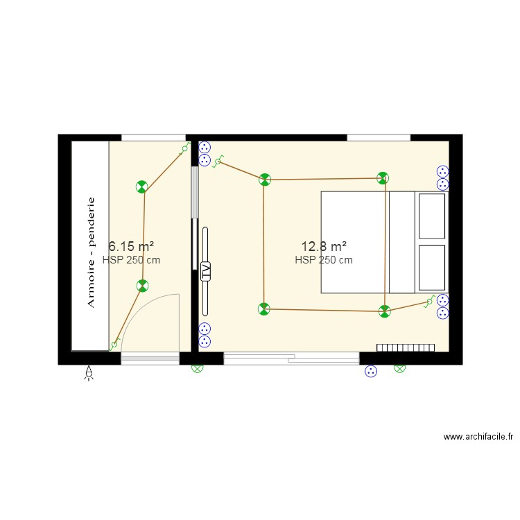 PLAN amenagement  TOUFFLERS. Plan de 0 pièce et 0 m2