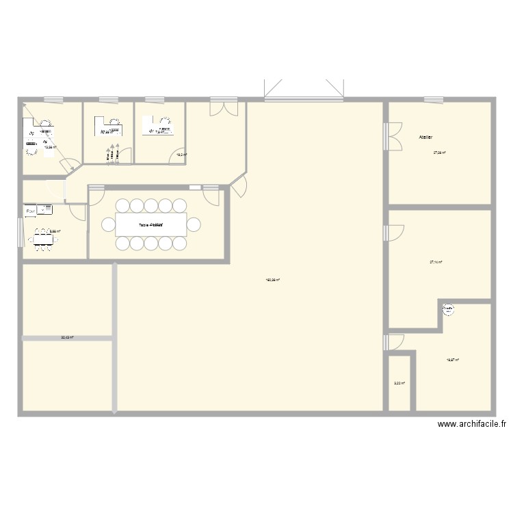 Bureau Haute borne 6. Plan de 12 pièces et 351 m2