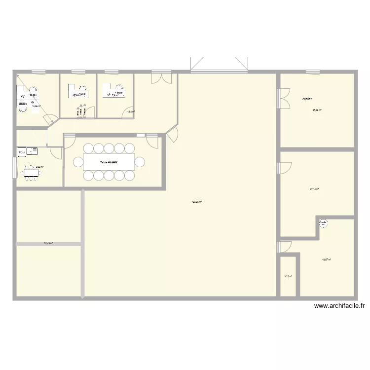 Bureau Haute borne 6. Plan de 