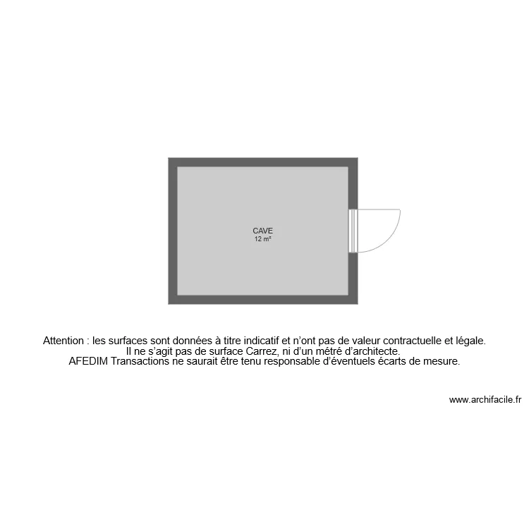 BI 6424 CAVE M. Plan de 