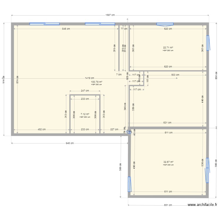 maubert alisson. Plan de 0 pièce et 0 m2