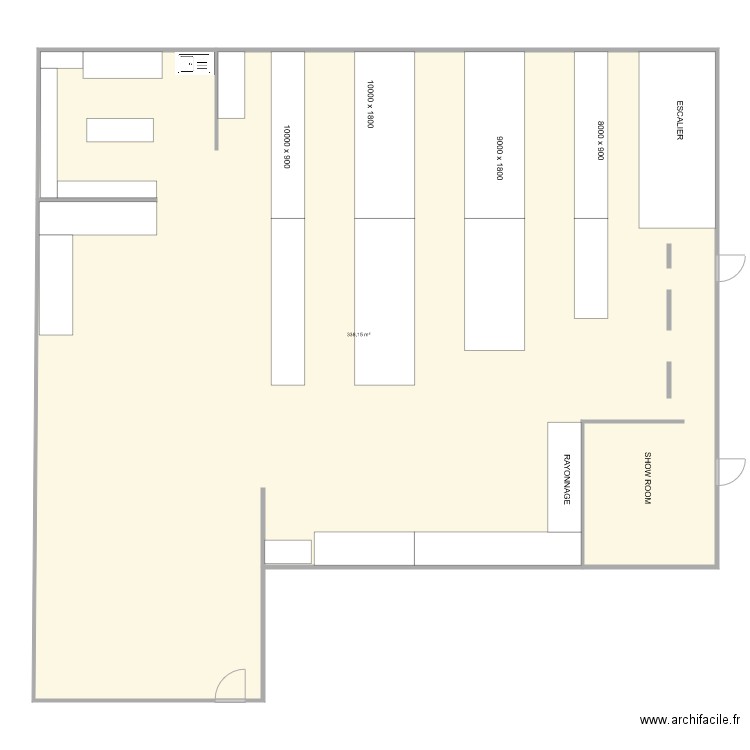 Atelier. Plan de 0 pièce et 0 m2