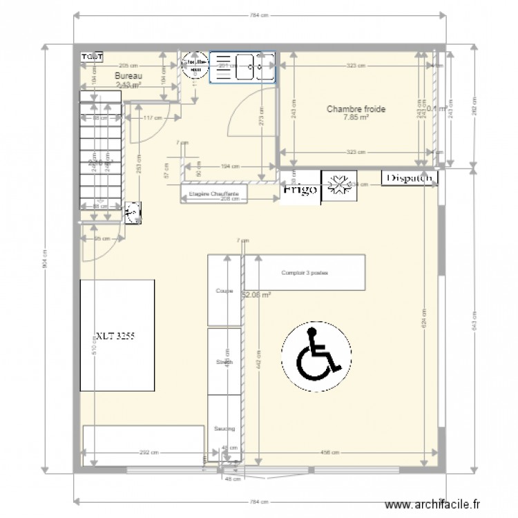 Plan V2. Plan de 0 pièce et 0 m2