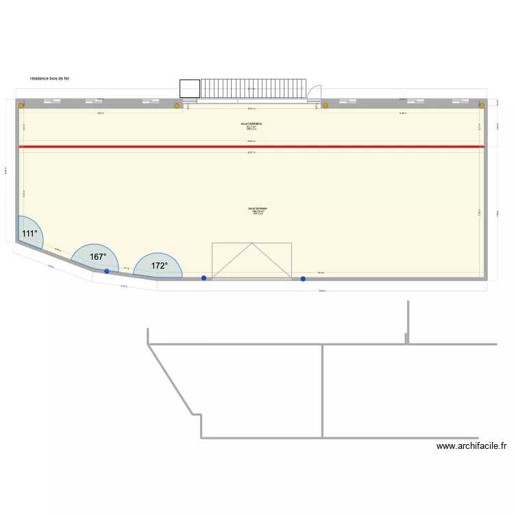 residence bois de fer. Plan de residence bois de fer. Plan de