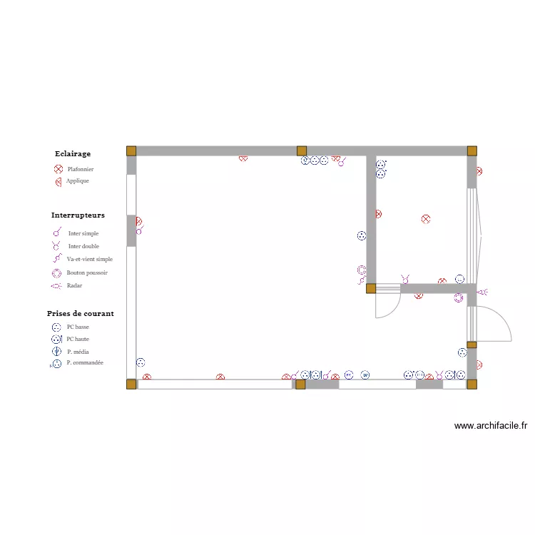 Cabane élec rdc 3. Plan de Cabane élec rdc 3. Plan de
