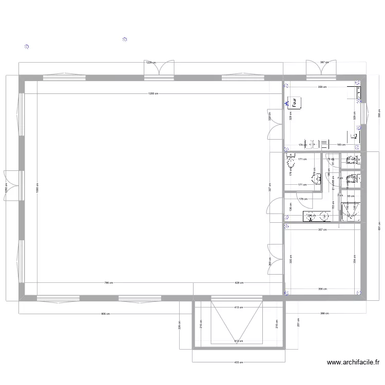 salle r&eacute;p&eacute;tition vers2. Plan de 