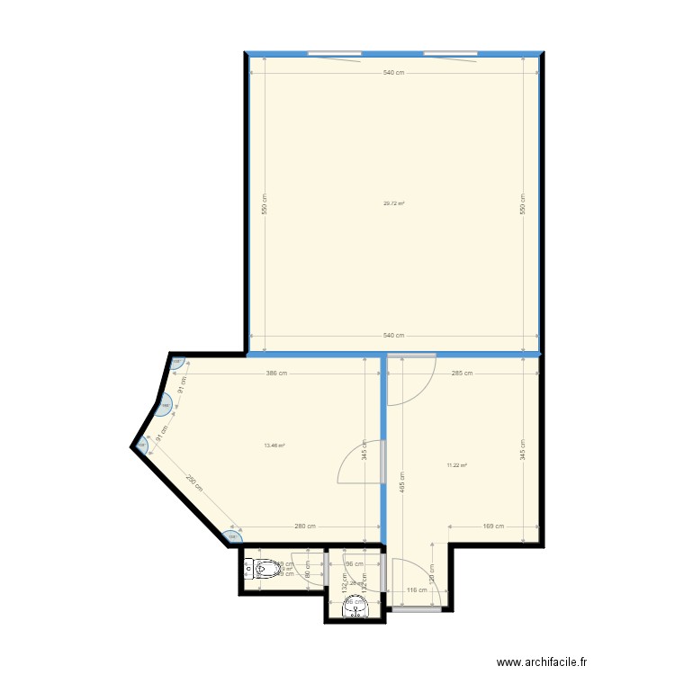 bureauORS2. Plan de 0 pièce et 0 m2