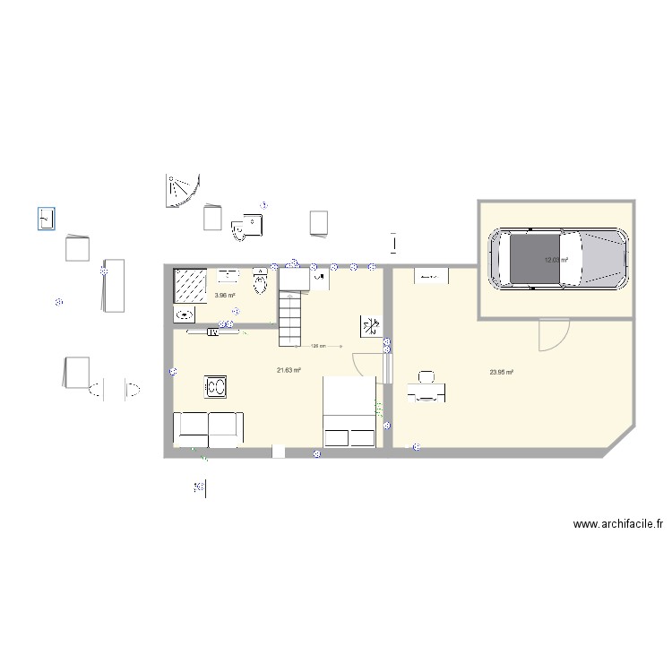 estudio 10. Plan de 0 pièce et 0 m2